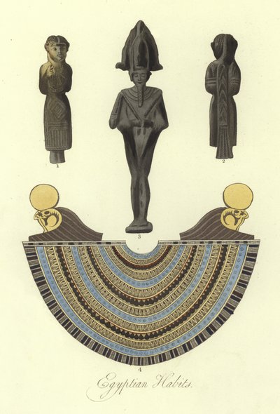 Ancient Egyptian Costumes by English School