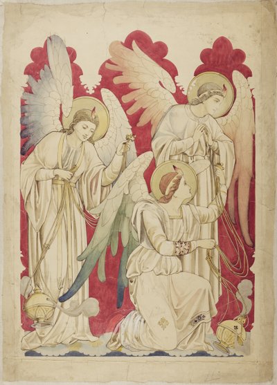 Angels with Censers by English School