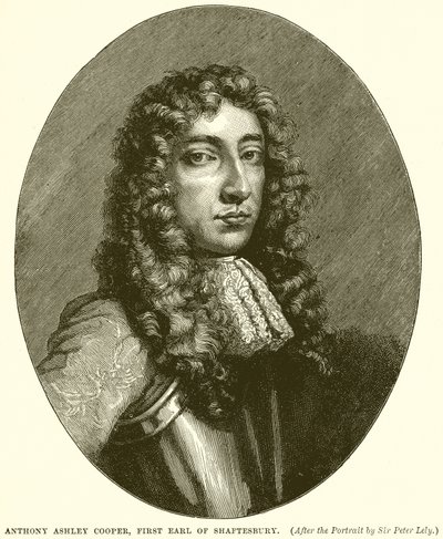 Anthony Ashley Cooper, First Earl of Shaftesbury by English School