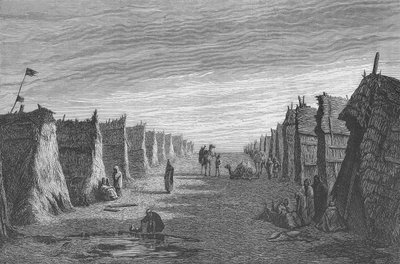 Arab village near Port Said by English School