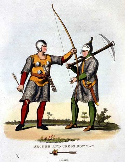 Archer and Cross-bowman by English School