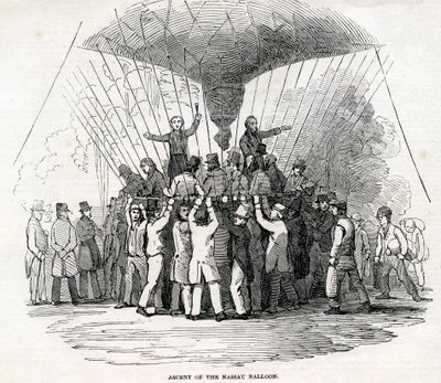 Ascent of the Nassau Balloon by English School