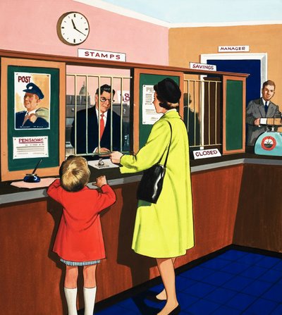 At the Post Office by English School