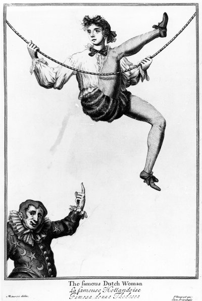Bartholomew Fair, London: The Famous Dutch Woman by English School