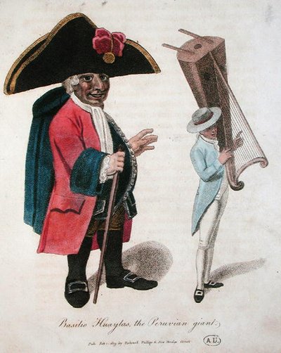 Basilio Huaylas, the Peruvian Giant by English School