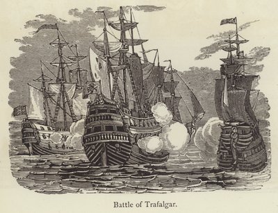 Battle Of Trafalgar by English School