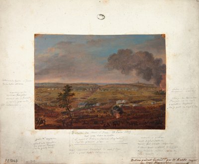 Battle of Mont-Saint-Jean by English School