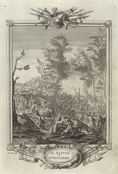 Battle of Oudenarde by English School