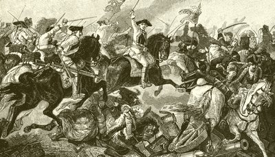 Battle of Rossbach by English School