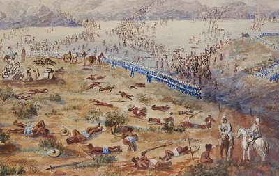 Battle of Tamai, 1884 by English School