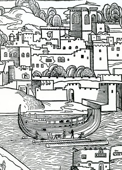 Breaming a ship by English School