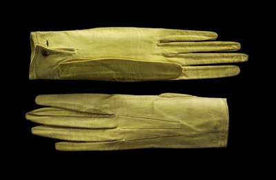 Bright Yellow Wrist-Length Gloves by English School