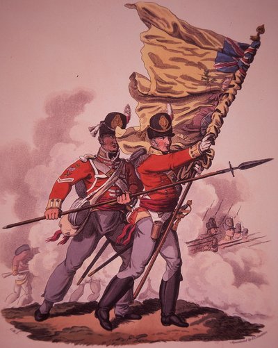 British Soldiers by English School