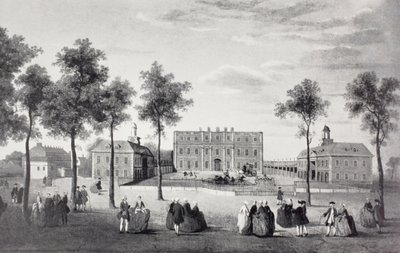 Buckingham House, 1750 by English School
