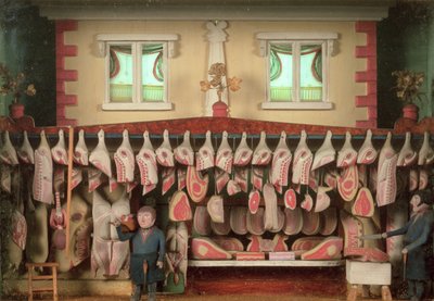 Butchers Shop by English School