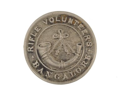 Button, Bangalore Rifle Volunteers, 1880-1920 by English School
