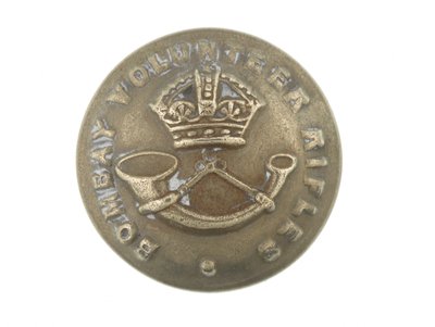 Button, Bombay Volunteer Rifles, 1901-1947 by English School