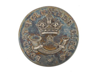 Button, Bombay Volunteer Rifles, pre-1901 by English School