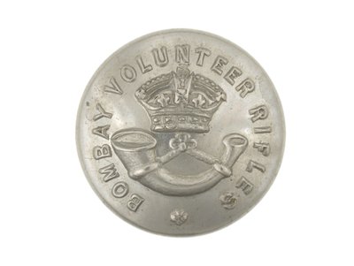 Button, Bombay Volunteer Rifles, pre-1901 by English School