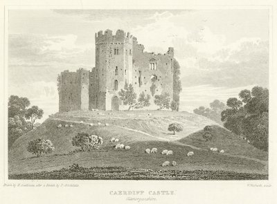 Caerdiff Castle, Glamorganshire by English School