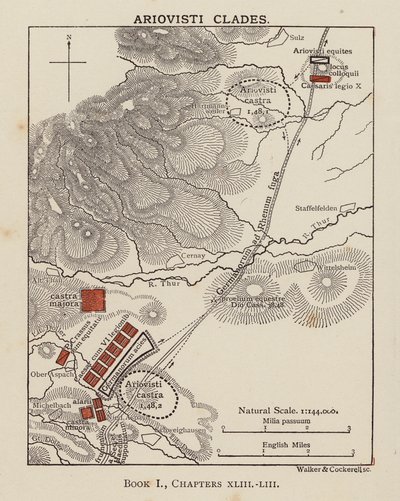 Caesar, Gallic War: Ariovisti Clades by English School