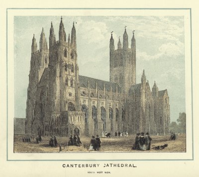 Canterbury Cathedral, South West View by English School