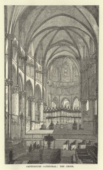 Canterbury Cathedral, The Choir by English School