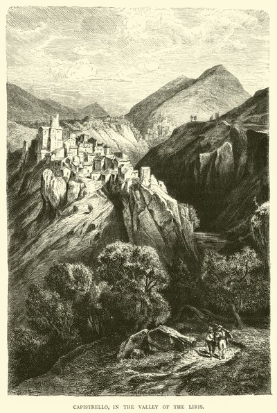 Capistrello in the Valley of the Liris by English School