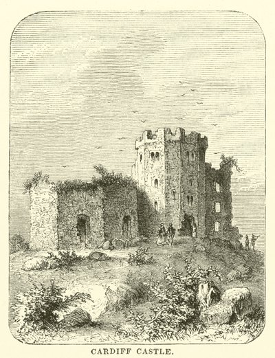 Cardiff Castle by English School