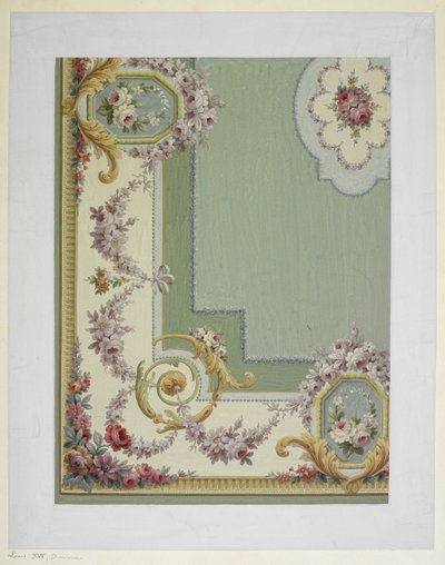 Carpet Design by English School