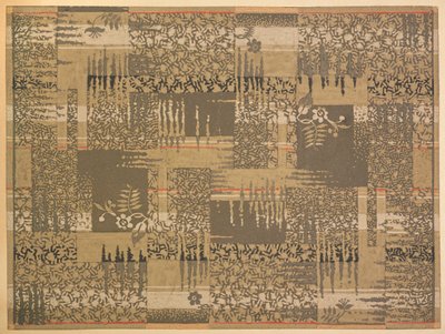 Carpet design by English School