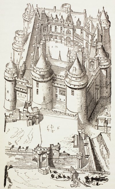 Castle of Pierrefonds, France, c.1880 by English School
