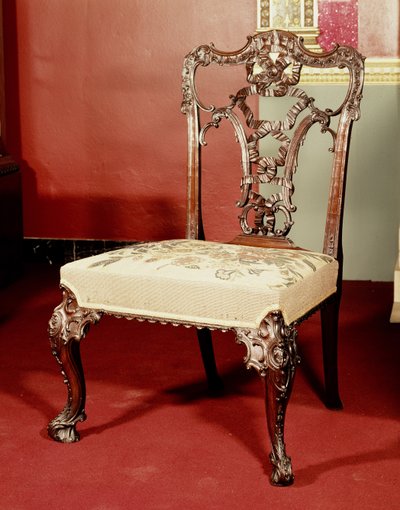 Chair, Chippendale Director design, c.1760 by English School