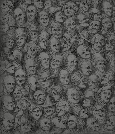 Characters and Caricatures, Early 19th Century by English School