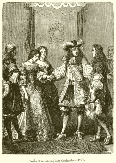 Charles II Introducing Lady Castlemaine at Court by English School