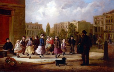 Children Dancing by English School