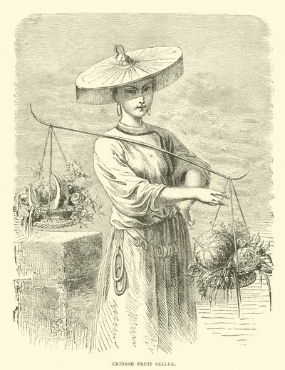 Chinese Fruit Seller by English School