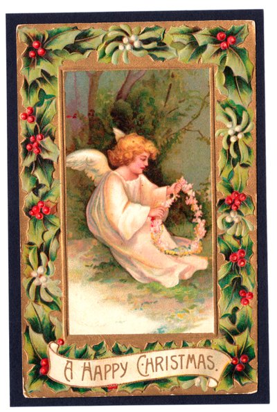Christmas Postcard by English School