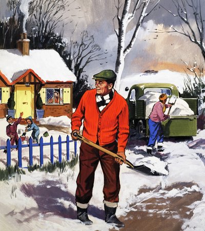 Clearing the Snow by English School