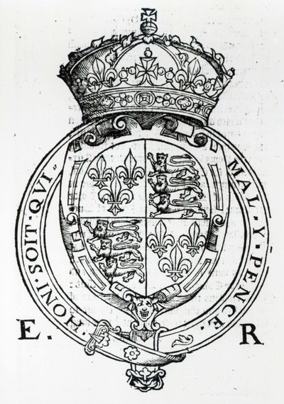 Coat of Arms of Queen Elizabeth I by English School