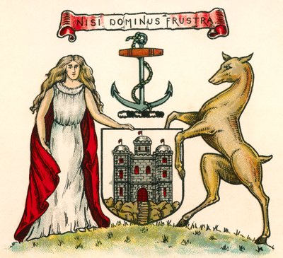 Coat of arms of Edinburgh, Scotland by English School