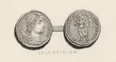 Coin from the time of Valentinian by English School