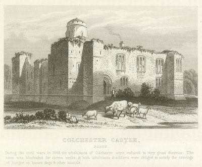 Colchester Castle, Essex by English School