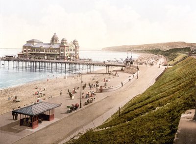 Colwyn Bay Promenade, from station by English School