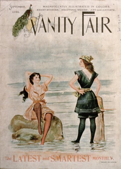 Cover for Vanity Fair, September 1896 by English School