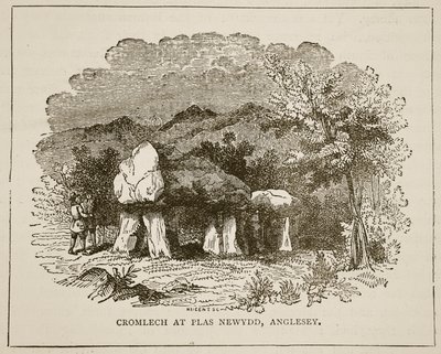 Cromlech at Plas Newydd, Anglesey by English School