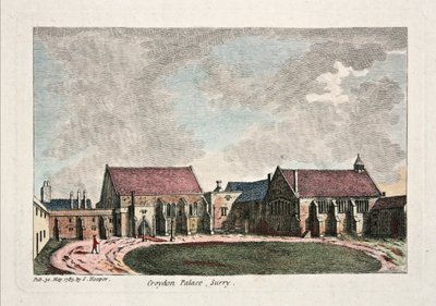 Croydon Palace, Surrey, 1785 by English School