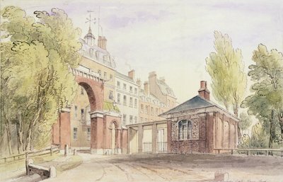 Cumberland Gate, Hyde Park by English School