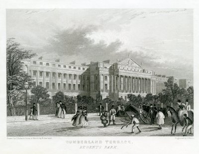 Cumberland Terrace, Regents Park, London by English School