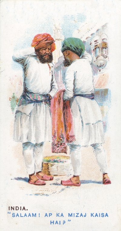 Customary Greeting in India by English School